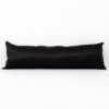 Black Satin Body Pillow