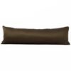 Olive Satin Body Pillow