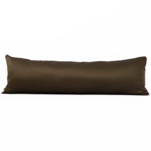 Olive Satin Body Pillow