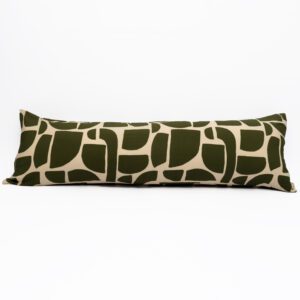 Beige Abstract Body Pillow